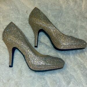 Brand new Sparkly closed toe heels